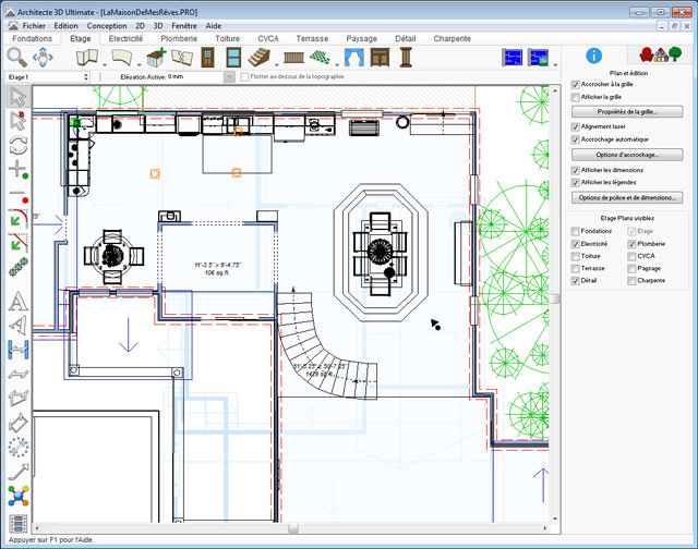 architecte 3d concevoir plan