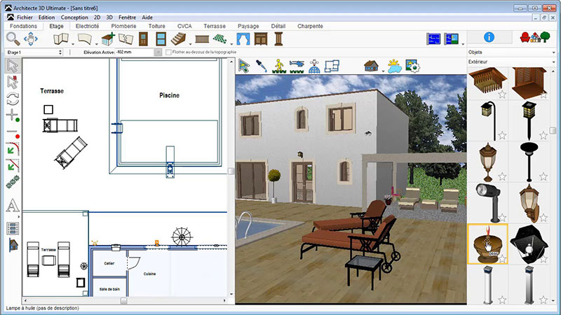architecte 3d ultimate fonctionnalites