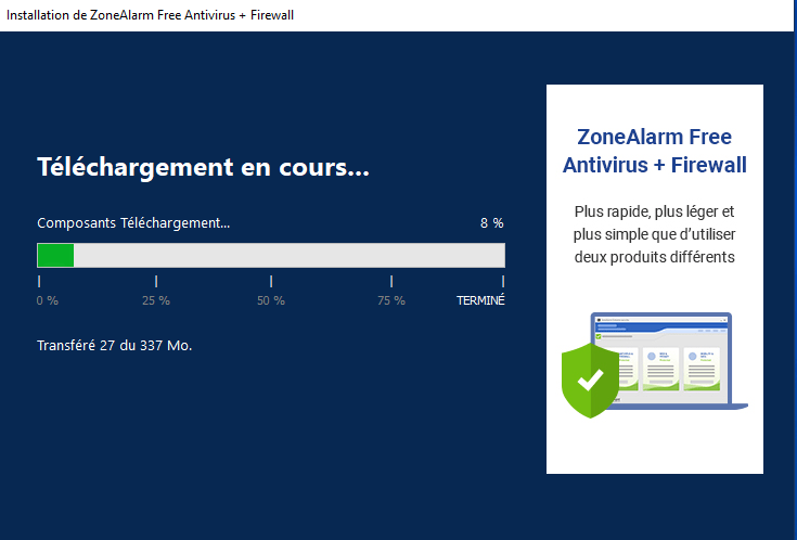 installation zonealarm antivirus avis