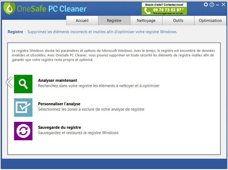 onesafe pc cleaner standard