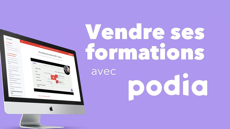 podia vendre formation en ligne