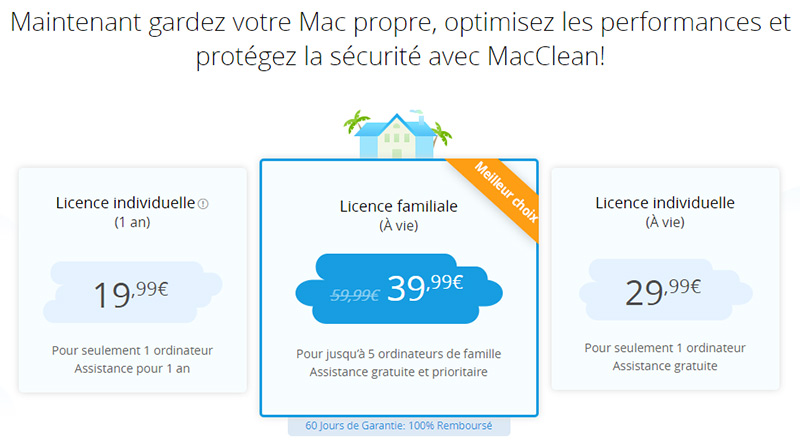 tarifs macclean
