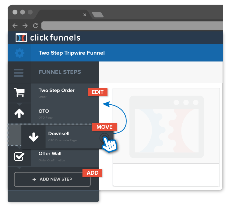 clickfunnels creation tunnel vente