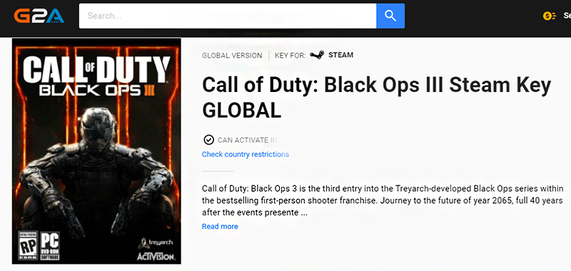 achat produit g2a avis