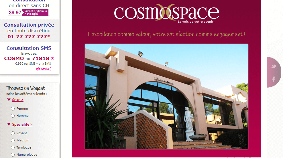 cosmospace avis