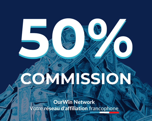 ourwin 50% commission